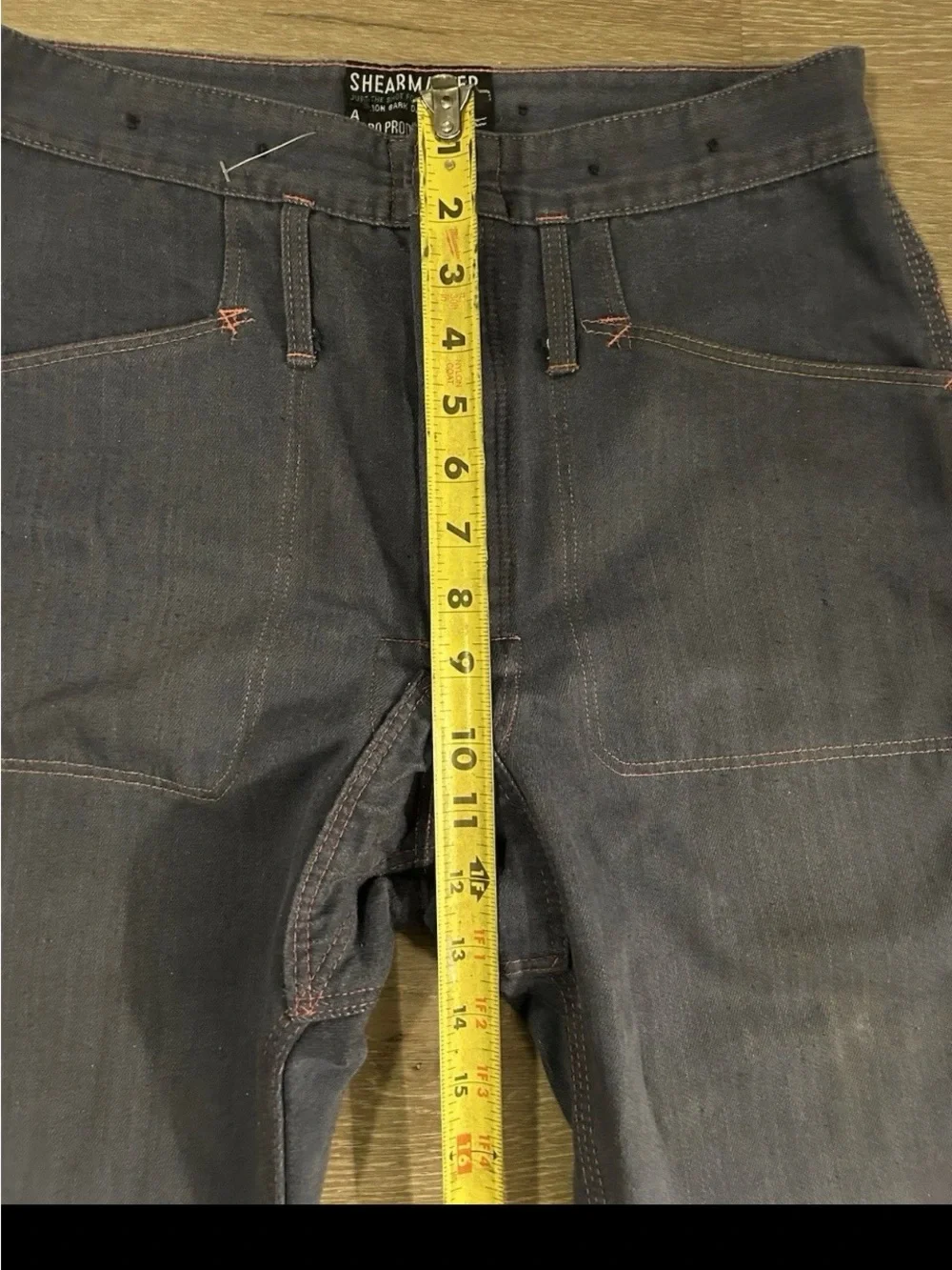 VTG Milro Shearmaster Ironbark Denim Sheep Shearing Jeans Dead Stock Size 34/28